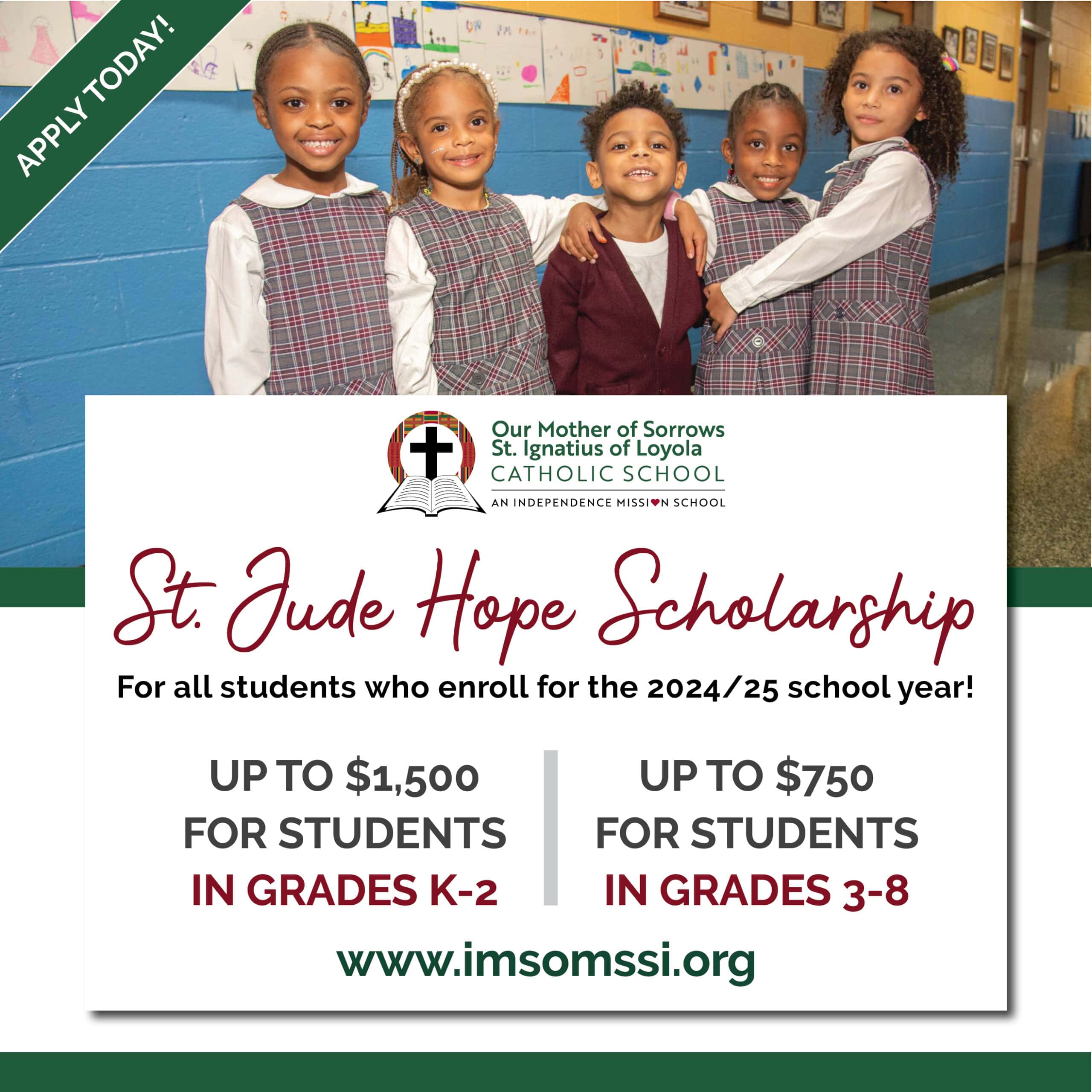 St Jude Scholarship flyer OMSSI